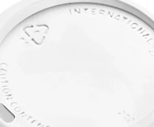 Lids for 8oz Hot Cup - White & Black