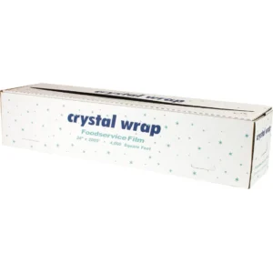 24x2000 Feet Crystal Wrap Foodservice Film in Cutter Box