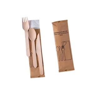 4pcs wooden cutlery kits1